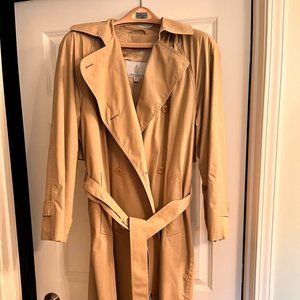 London Fog Beige Double-Breasted Trench Coat